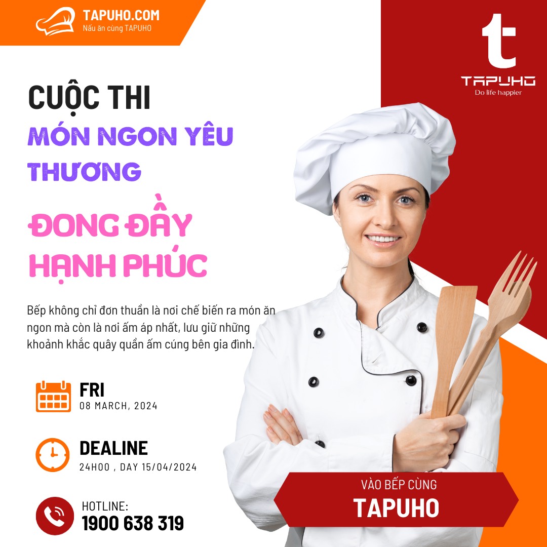 Cuộc Thi “MÓN NGON YÊU THƯƠNG –  ĐONG ĐẦY HẠNH PHÚC”