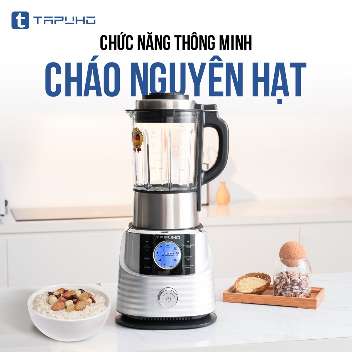 Đánh giá máy làm sữa hạt tapuho t01 chi tiết từ A-Z