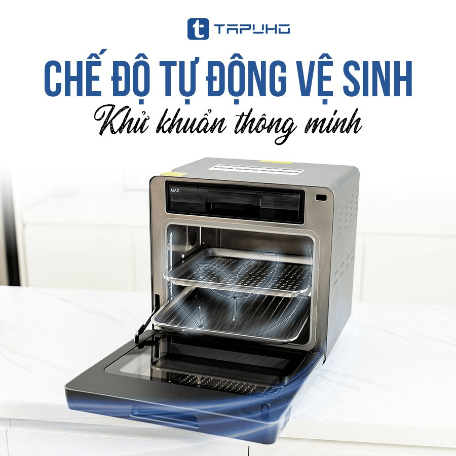 Chế độ tự động vệ sinh giúp công việc làm sạch không còn là “nỗi ám ảnh” của người nội trợ