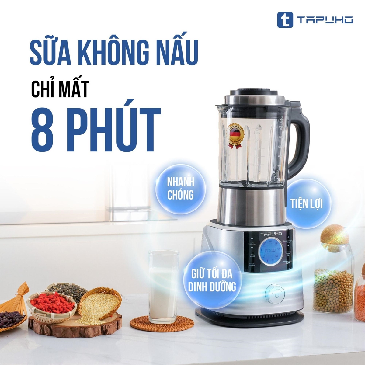 Từng chi tiết trên Tapuho 01 đều được chăm chút tỉ mỉ, mang đến vẻ đẹp sang trọng nhưng không kém phần hiện đại