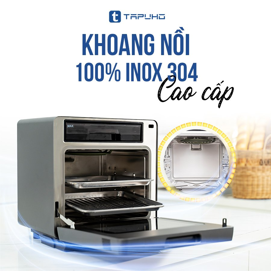 Nồi được làm từ chất liệu cao cấp, không gây độc hại kể cả khi tiếp xúc với nhiệt cao, đảm bảo an toàn cho sức khỏe.