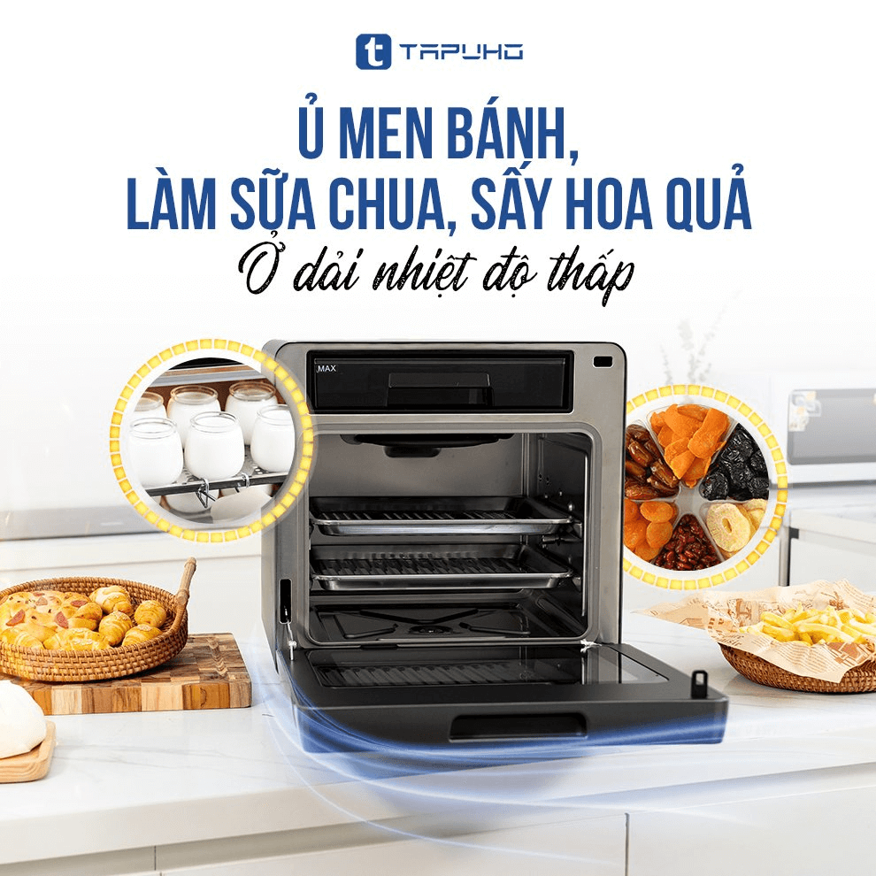 Với nồi nướng hơi nước Tapuhu Luxury Steam Fryer, bất cứ ai cũng có thể trở thành đầu bếp