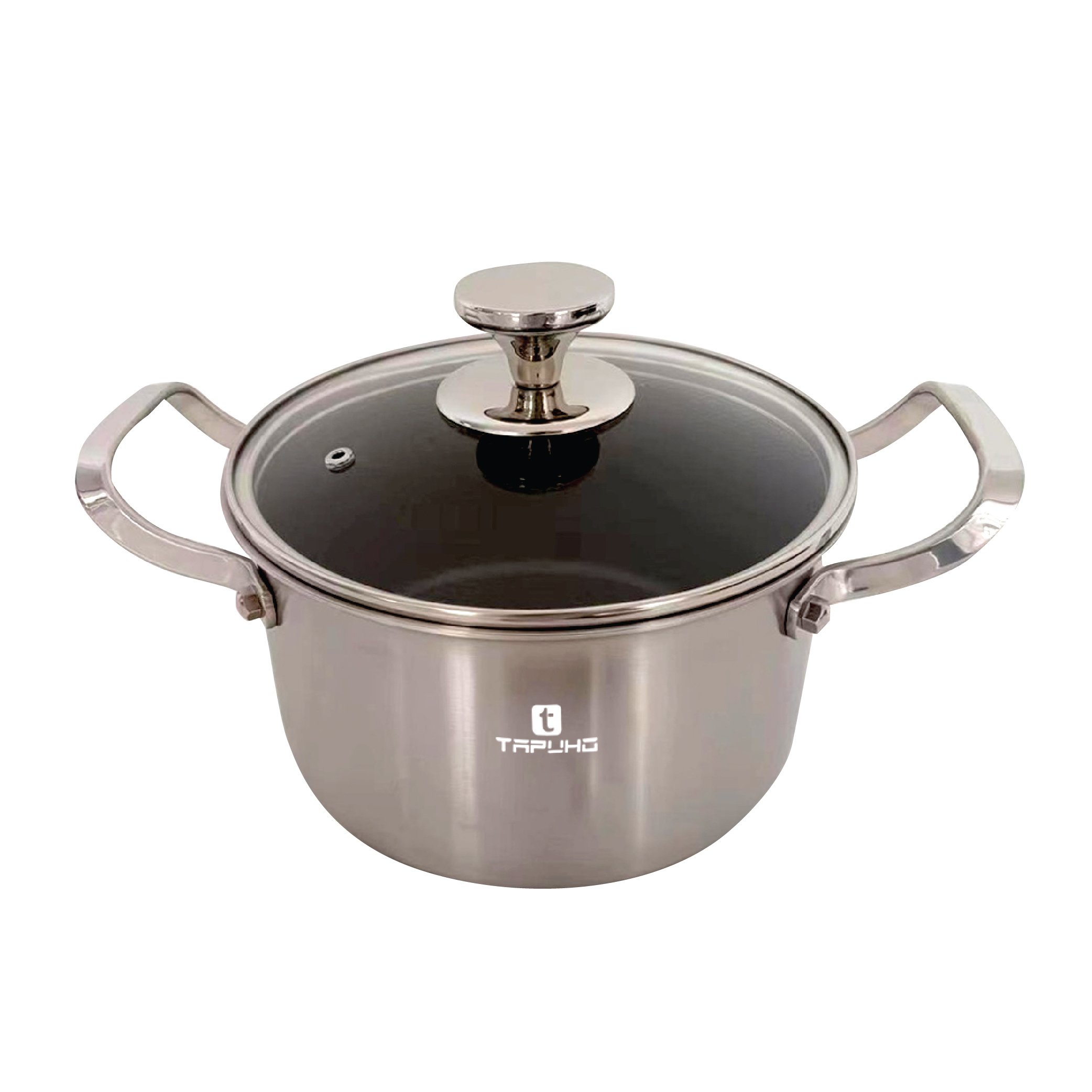 Nồi Inox 304 Nguyên Khối Cao Cấp Chống Dính TP-1824 (24cm x 12cm)