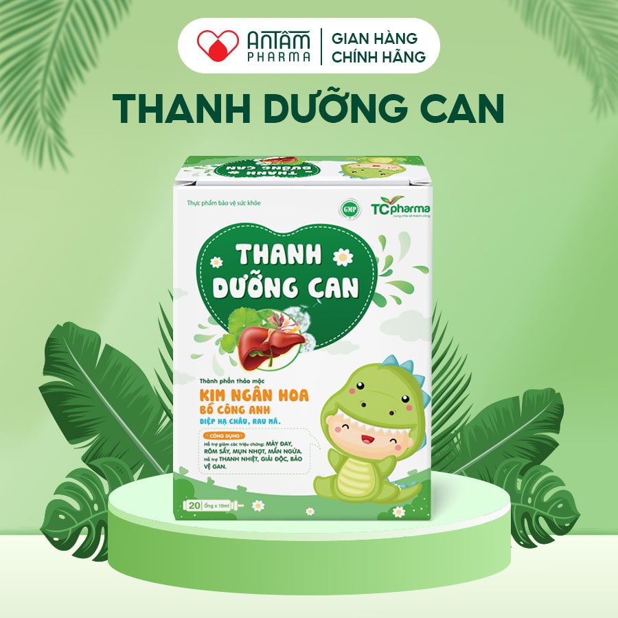 Thanh Dưỡng Can - Thanh Nhiệt - Mát Gan Cho Bé - Hộp 20 Ống x 20ml